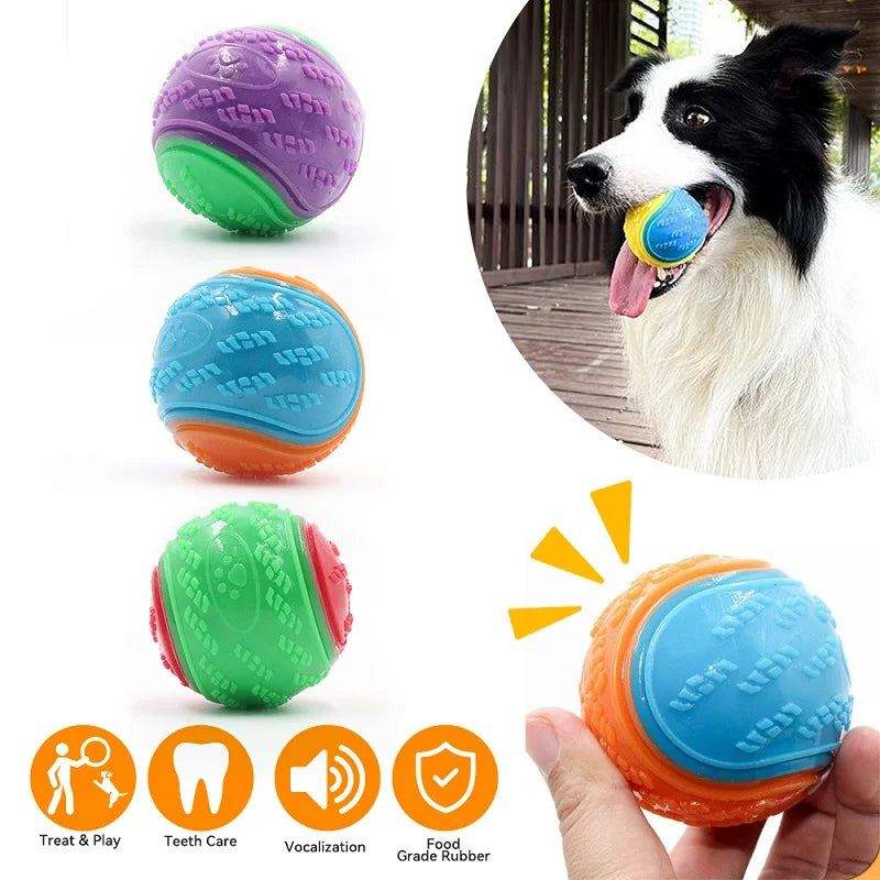 Interactive Dog Ball — Durable Chew & Fetch Toy for All Dogs